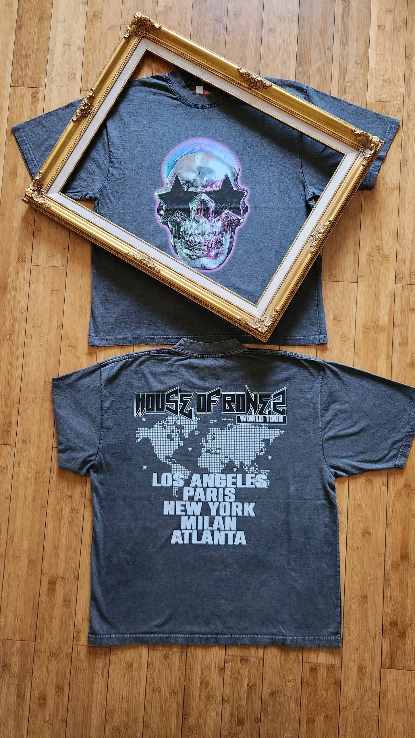 Gray world tour tee